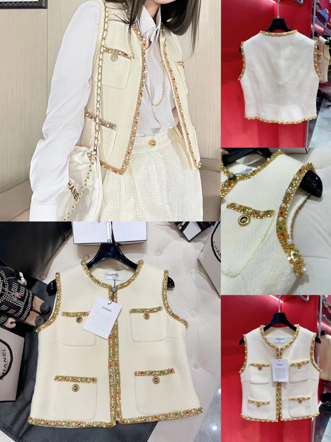 小紅書明星同款名牌奢侈品包包、衣服、鞋子、飾品手表皮帶LV香奈兒高品質復刻貨源(圖6)